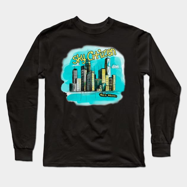 Sky Citizen Long Sleeve T-Shirt by apxteixeira